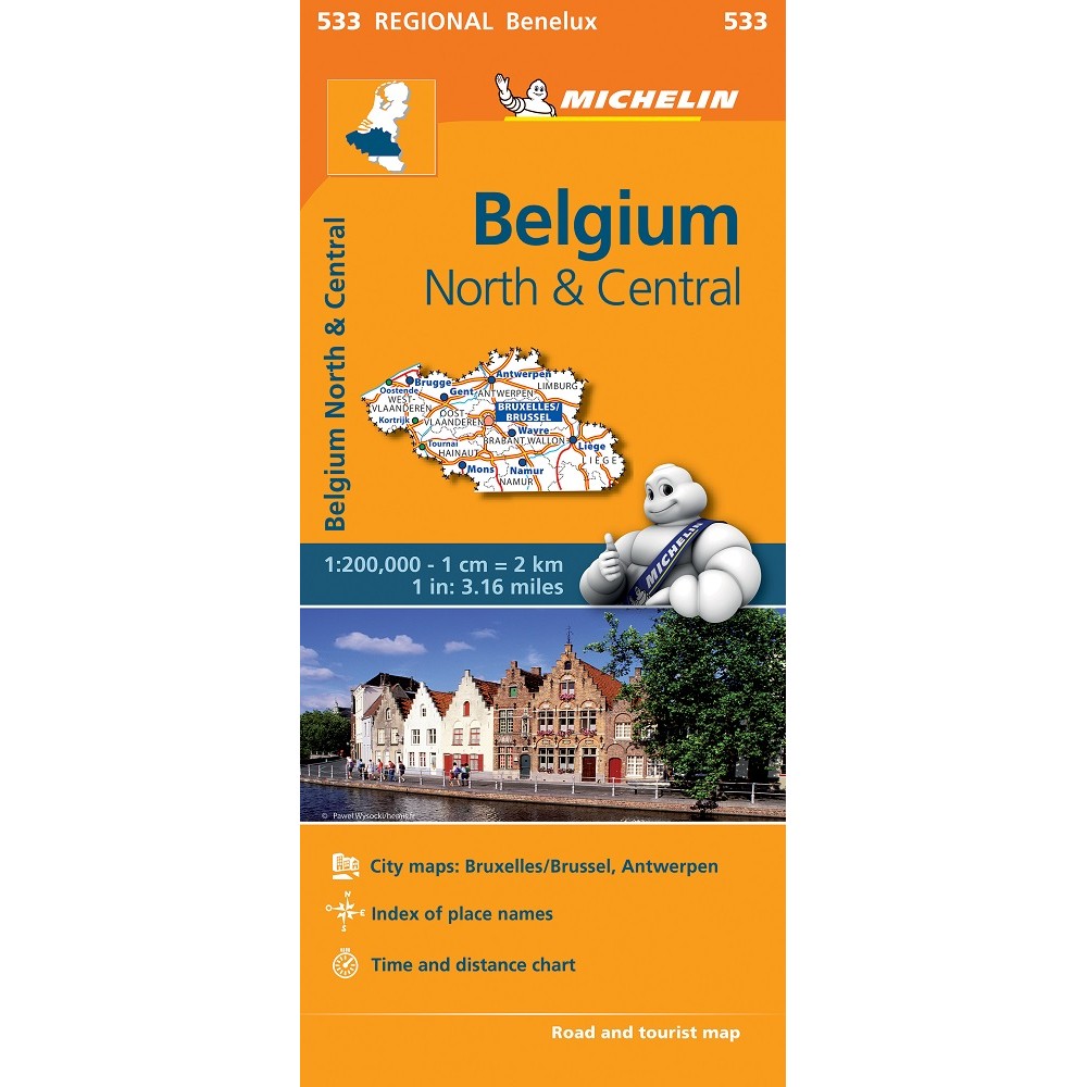 533 Belgien norra/centrala  Michelin
